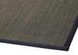 Narma sisalWeave™ gludi austs paklājs LIVOS, melnā/brūnā krāsā - dažādi izmēri, Narma sisalWeave™ silesidusvaip Livos, must/pruun, 80 x 350 cm cena un informācija | Paklāji | 220.lv