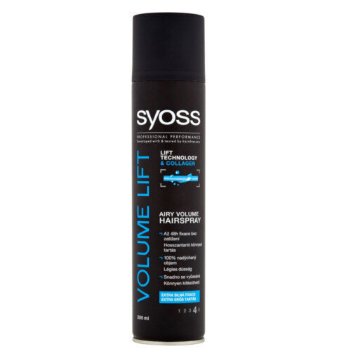 Syoss Professional Performance Volume Lift matu sprejs 300 ml cena un informācija | Matu veidošanas līdzekļi | 220.lv