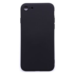 Aizmugurējais vāciņš Evelatus    Apple    iPhone 7/8 Soft Touch Silicone    Black cena un informācija | Telefonu vāciņi, maciņi | 220.lv