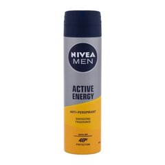 Nivea Men Active Energy antiperspirants vīriešiem 150 ml cena un informācija | Dezodoranti | 220.lv