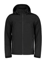 Icepeak vīriešu softshell virsjaka BRIMFIELD, melnā krāsā цена и информация | Мужские куртки | 220.lv