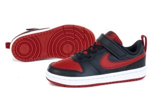 Nike Обувь Court Borough Low2 Black Red цена и информация | Детская спортивная обувь | 220.lv