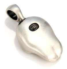 Подвеска Bico "Morty" с атласным серебром в виде черепа (E254) цена и информация | Мужские украшения | 220.lv