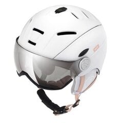 Slēpošanas ķivere Meteor Holo, balta цена и информация | Лыжные шлемы | 220.lv