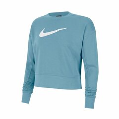 Sieviešu džemperis Nike Get Fit Crew Swoosh W CU5506-424, zils cena un informācija | Sporta apģērbs sievietēm | 220.lv