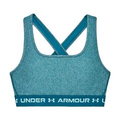 Sieviešu sporta krūšturis Under Armour Crossback Low W 1361 036 400, zaļš cena un informācija | Sporta apģērbs sievietēm | 220.lv