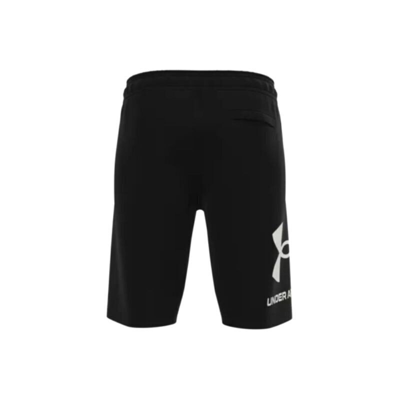 Vīriešu šorti Under Armour Rival Fleece Big Logo Shorts M 1357118-001, melni cena un informācija | Sporta apģērbs vīriešiem | 220.lv