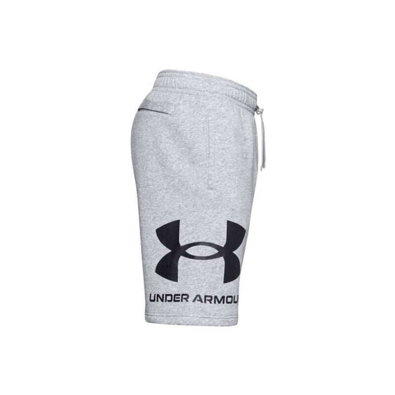 Vīriešu šorti Under Armour Rival Fleece Big Logo Shorts M 1357118-011, pelēki cena un informācija | Sporta apģērbs vīriešiem | 220.lv