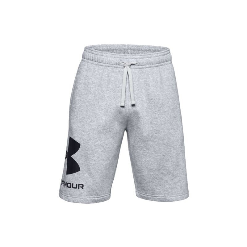 Vīriešu šorti Under Armour Rival Fleece Big Logo Shorts M 1357118-011, pelēki cena un informācija | Sporta apģērbs vīriešiem | 220.lv