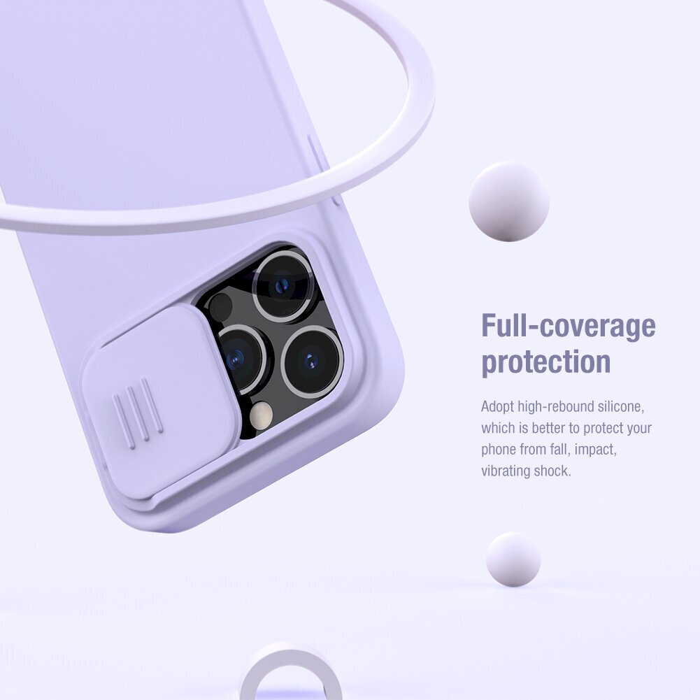 Nillkin CamShield Silky Magnetic Silicone Case for iPhone 13 Pro Black цена и информация | Telefonu vāciņi, maciņi | 220.lv