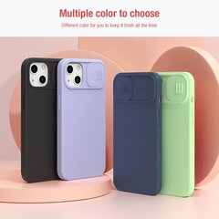 Nillkin CamShield Silky Silicone Case for iPhone 13 Blue цена и информация | Чехлы для телефонов | 220.lv