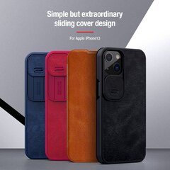 Nillkin Qin Book PRO Case for iPhone 13 Black cena un informācija | Telefonu vāciņi, maciņi | 220.lv