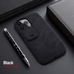 Nillkin Qin Book PRO Case for iPhone 13 Pro Max Black cena un informācija | Telefonu vāciņi, maciņi | 220.lv