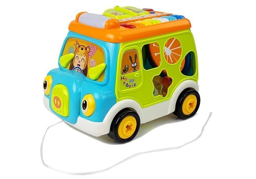 Mūzikas autobuss ar projektoru cena un informācija | Rotaļlietas zīdaiņiem | 220.lv