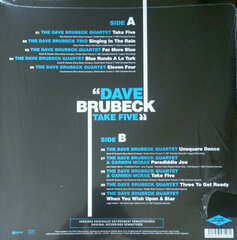 Dave Brubeck - Take Five, LP, vinila plate, 12" vinyl record cena un informācija | Vinila plates, CD, DVD | 220.lv