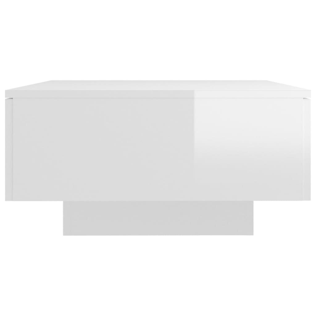 Kafijas galdiņš, 90x60x31cm, balta krāsa цена и информация | Žurnālgaldiņi | 220.lv