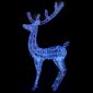 Ziemassvētku rotājums briedis, zils, 180 cm cena un informācija | Svētku dekorācijas | 220.lv