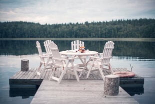 Стол “Canada” белый Folkland Home цена и информация | Столы для сада | 220.lv