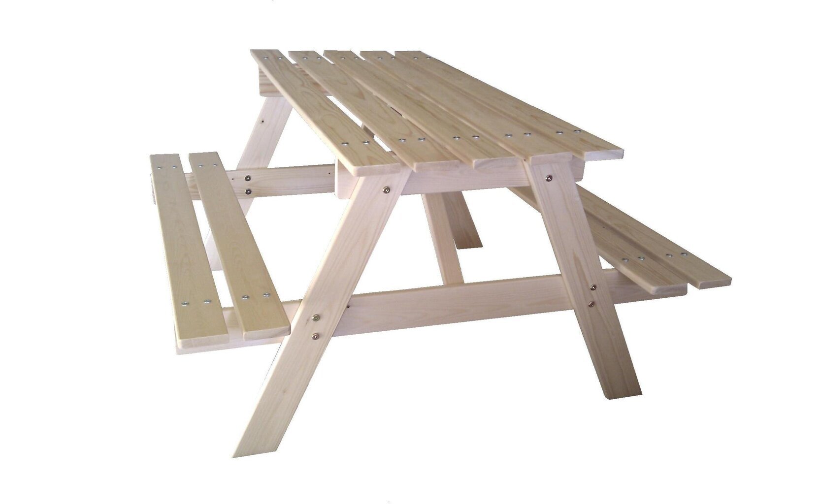 Koka galdiņš ar soliem bērniem Timbela M018-1 cena un informācija | Dārza mēbeles bērniem | 220.lv