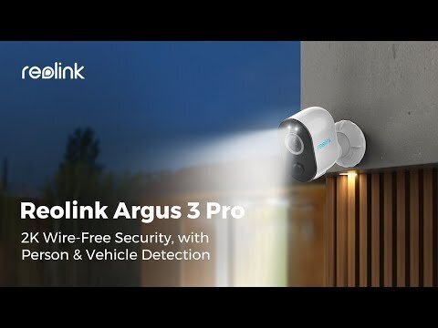 Reolink Argus 3 PRO Wire-Free Security Camera with Motion Spotlight, Person & Vehicle Detection cena un informācija | Novērošanas kameras | 220.lv