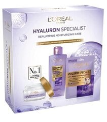 Sejas ādas kopšanas produktu komplekts L′oreal Paris Hyaluron Specialist цена и информация | Кремы для лица | 220.lv