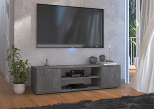 ТВ столик ADRK Furniture Petra, темно-серый цена и информация | Тумбы под телевизор | 220.lv