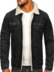J.Boys Джинсовая Kуртка J.Boyz Black JP-1159/M цена и информация | Мужские куртки | 220.lv