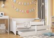 Bērnu gulta ADRK Furniture Naomi 2, 80x160 cm, balta cena un informācija | Bērnu gultas | 220.lv