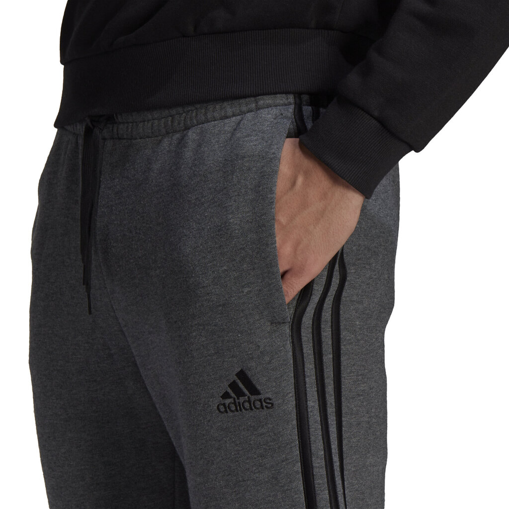 Adidas Bikses M 3s Fl Tc Pant Grey GK8826/M/T cena un informācija | Vīriešu bikses | 220.lv