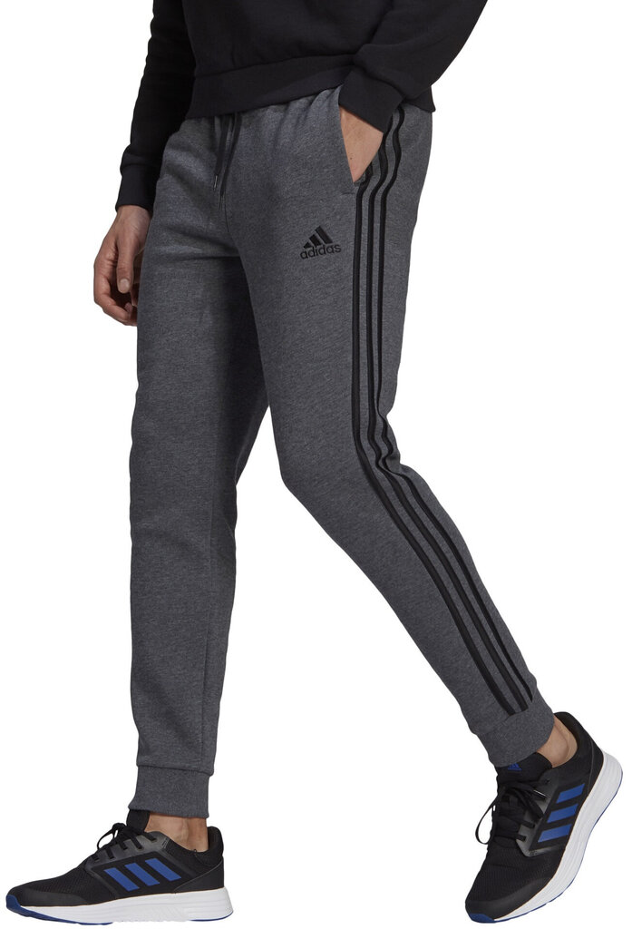 Adidas Bikses M 3s Fl Tc Pant Grey GK8826/M/T cena un informācija | Vīriešu bikses | 220.lv