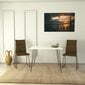 Galds Kalune Design Sandalf Square, balts cena un informācija | Virtuves galdi, ēdamgaldi | 220.lv