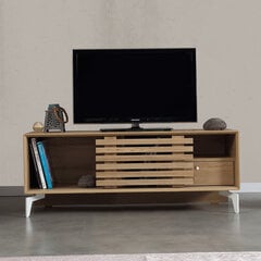 ТВ-столик Kalune Design Lulu 100Lk, коричневый цена и информация | Тумбы под телевизор | 220.lv