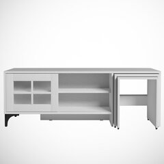 ТВ-столик Kalune Design Revival 100, белый цена и информация | Тумбы под телевизор | 220.lv