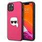 Karl Lagerfeld KLHCP13SPKMP, piemērots iPhone 13 mini, rozā cena un informācija | Telefonu vāciņi, maciņi | 220.lv