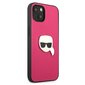 Karl Lagerfeld KLHCP13SPKMP, piemērots iPhone 13 mini, rozā цена и информация | Telefonu vāciņi, maciņi | 220.lv