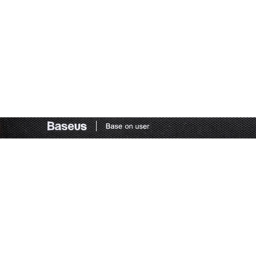 Baseus Rainbow Circle Velcro Straps 3m Black cena un informācija | Savienotājkabeļi | 220.lv