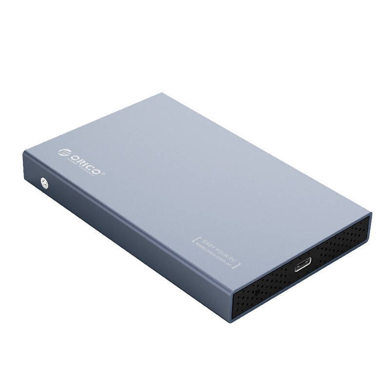 Hard drive external enclosure Orico HDD/SSD 2.5" USB3.1 Type-C Gen2 (dark gray) cena un informācija | Ārējie cietie diski | 220.lv