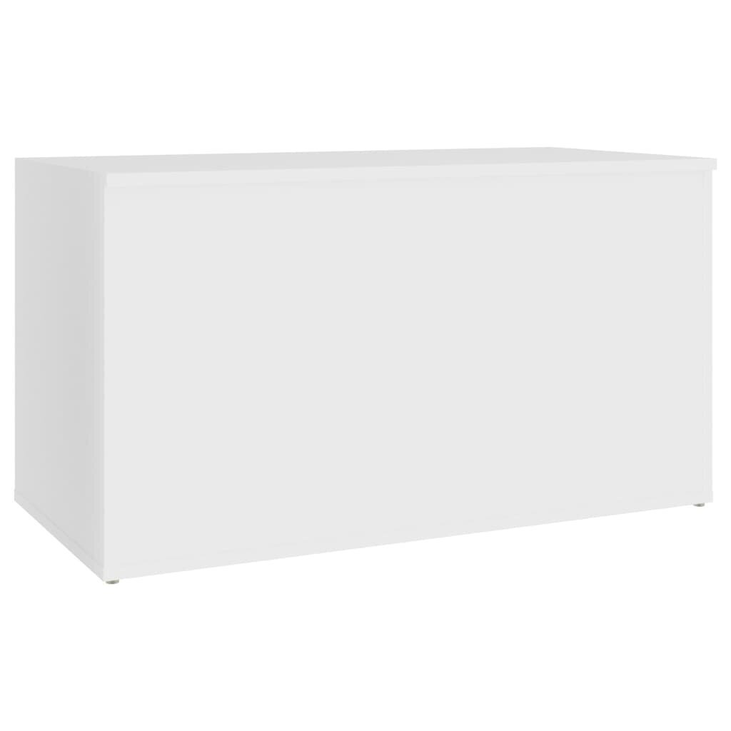 Uzglabāšanas kaste, balta, 84x42x46cm, MDP цена и информация | Veļas grozi un mantu uzglabāšanas kastes | 220.lv