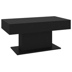 Kafijas galdiņš, 96x50x45 cm, melns cena un informācija | Žurnālgaldiņi | 220.lv