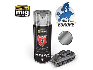 TITANS HOBBY - Gun Metal Primer (gruntskrāsas) 400ml, 117 цена и информация | Принадлежности для рисования, лепки | 220.lv