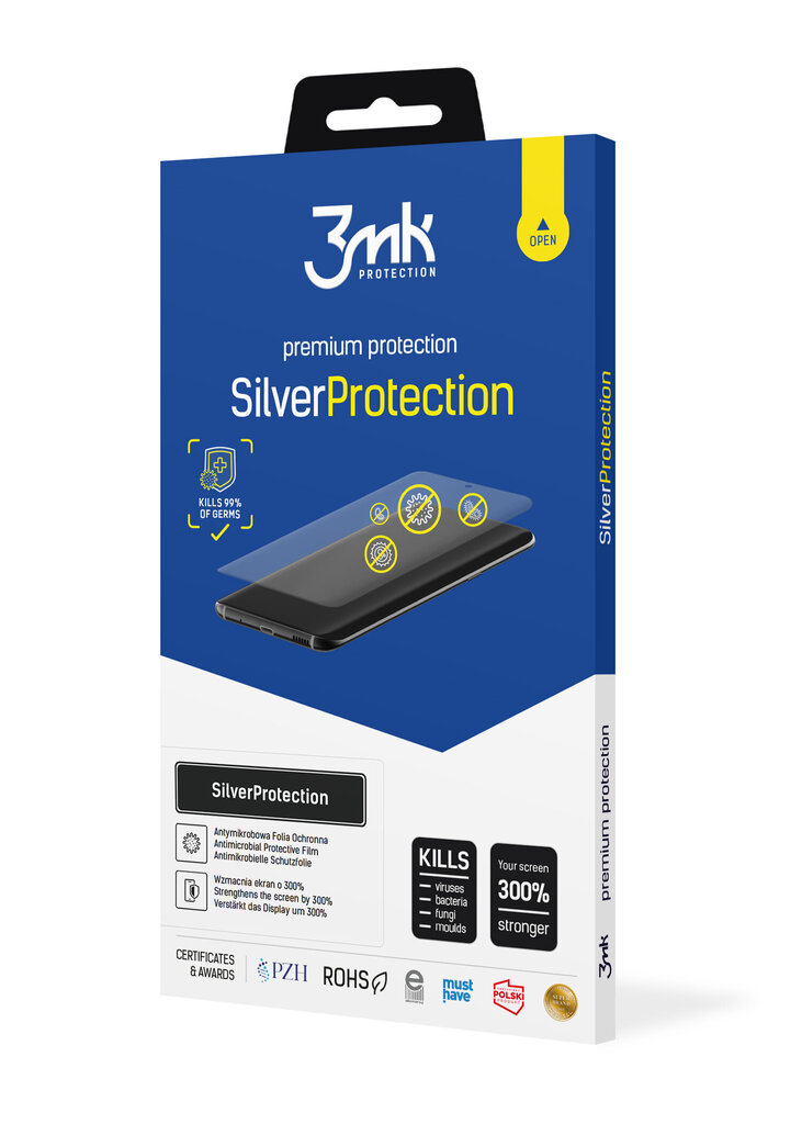 LCD aizsargplēve 3MK Silver Protection+ Xiaomi Redmi Note 10 5G/Poco M3 Pro/Poco M3 Pro 5G cena un informācija | Ekrāna aizsargstikli | 220.lv