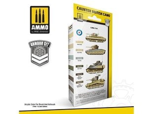 AMMO MIG - CAUNTER BRITISH CAMO. AMIG7181 cena un informācija | Modelēšanas un zīmēšanas piederumi | 220.lv