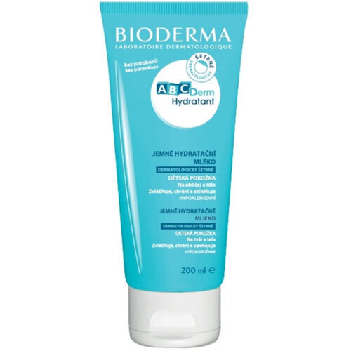 Maigs mitrinošs pieniņš zīdaiņa ādai Bioderma ABCDerm Hydratant 200 ml cena un informācija | Bērnu kosmētika, līdzekļi jaunajām māmiņām | 220.lv