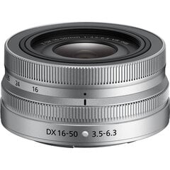 Nikon NIKKOR Z DX 16-50mm f/3.5-6.3 VR (Silver) - White box cena un informācija | Objektīvi | 220.lv