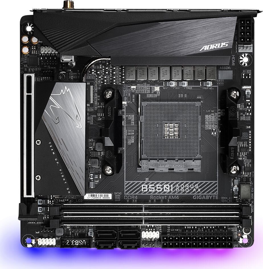 Gigabyte B550I AORUS PRO AX цена и информация | Mātesplates | 220.lv