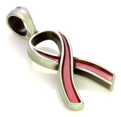 Bico "Hope Ribbon" kulons ar caurspīdīgiem sveķiem (B230 Pink)" cena un informācija | Vīriešu rotaslietas | 220.lv