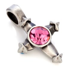 Подвеска Bico "Cyrilli" с розовыми кристаллами (MS5 Pink) цена и информация | Украшения на шею | 220.lv