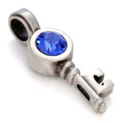 Подвеска Bico "Clover Key" с синими кристаллами (MS9 Blue) цена и информация | Украшения на шею | 220.lv