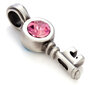 Bico "Clover Key" kulons ar rozā kristāliem (MS9 Pink) цена и информация | Kaklarotas | 220.lv