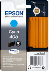 Чернильный картридж  Epson Cyan 405 DuraBrite Ultra Ink, 1 шт., совместимый Standard Yield Tsüaan цена и информация | Картриджи для струйных принтеров | 220.lv
